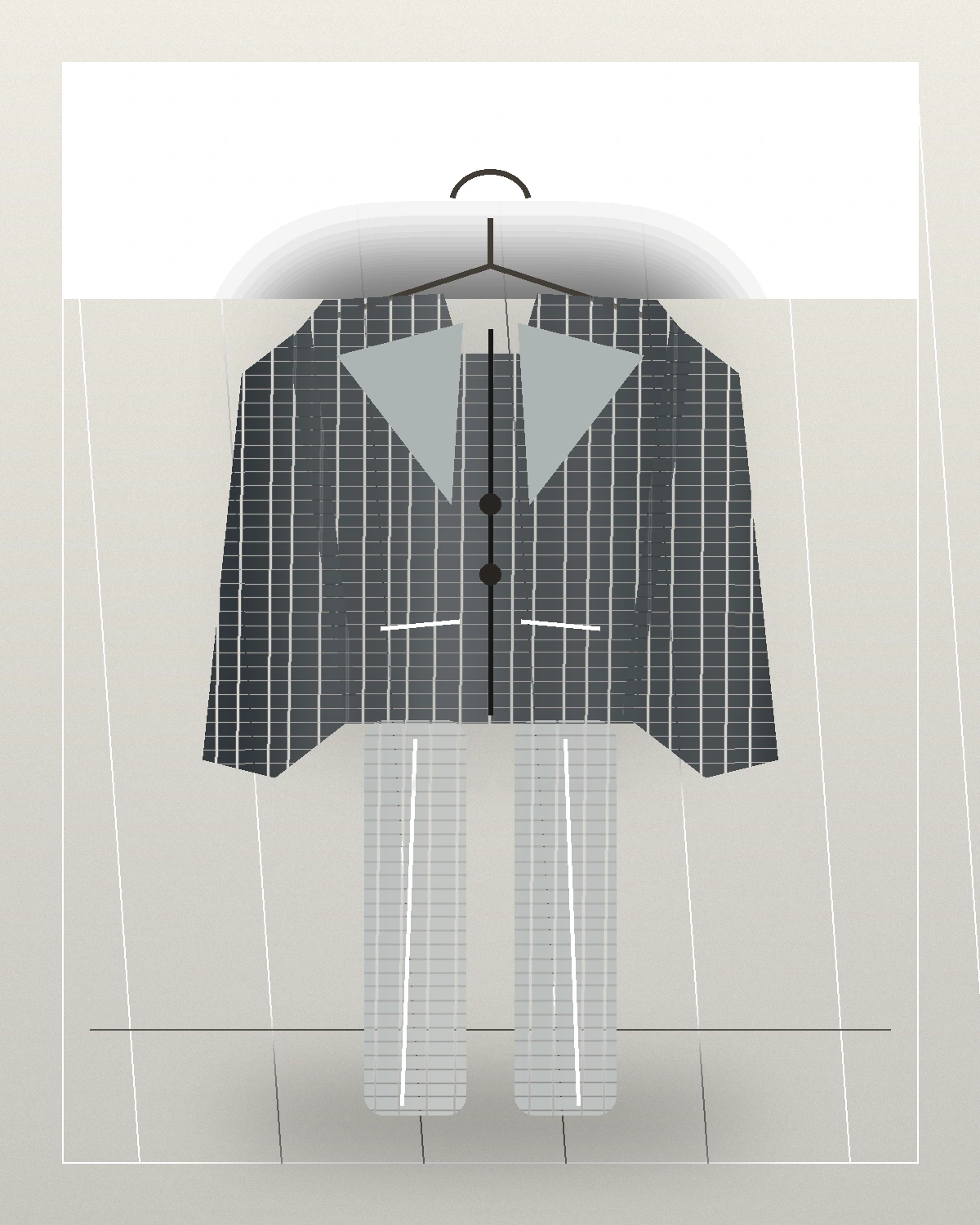 Slate Frame Jacket in Graphite
